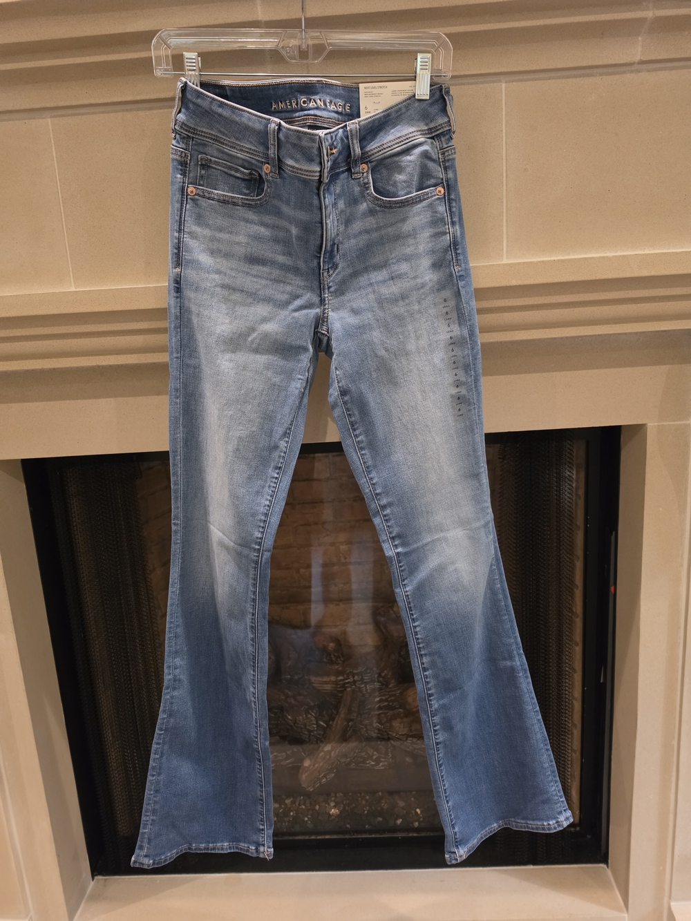 American Eagle Outfitters Light Blue Flare Jeans